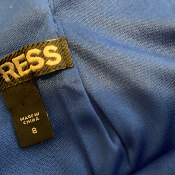 BRAND NEW: Electric Blue Express Mini Skirt size 8 - Picture 3 of 3